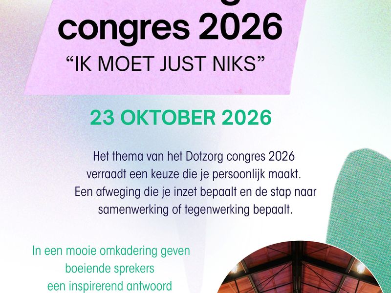 SAVE THE DATE - Congres DOTZorg 2026